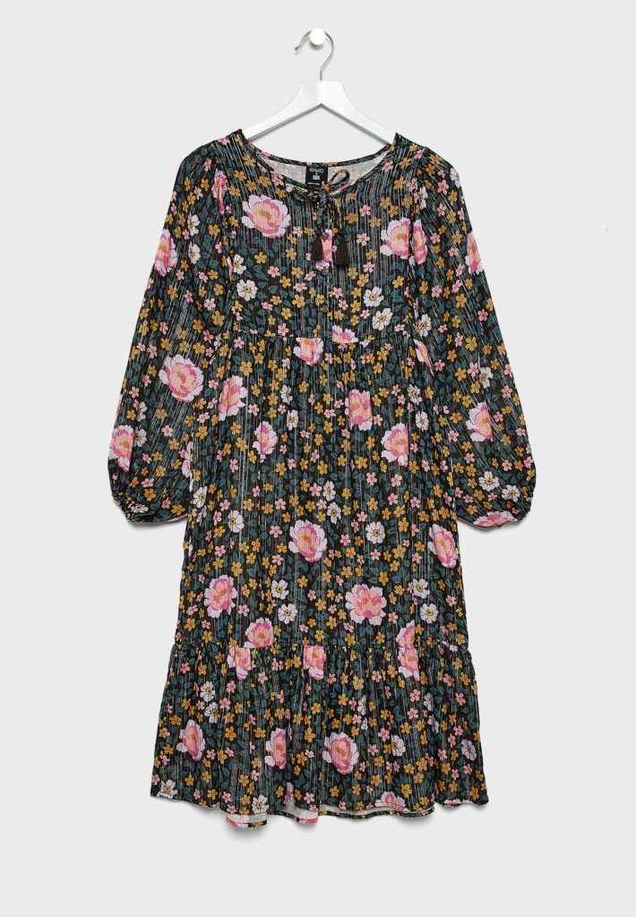 فستان بطباعة زهور من كوتون اون