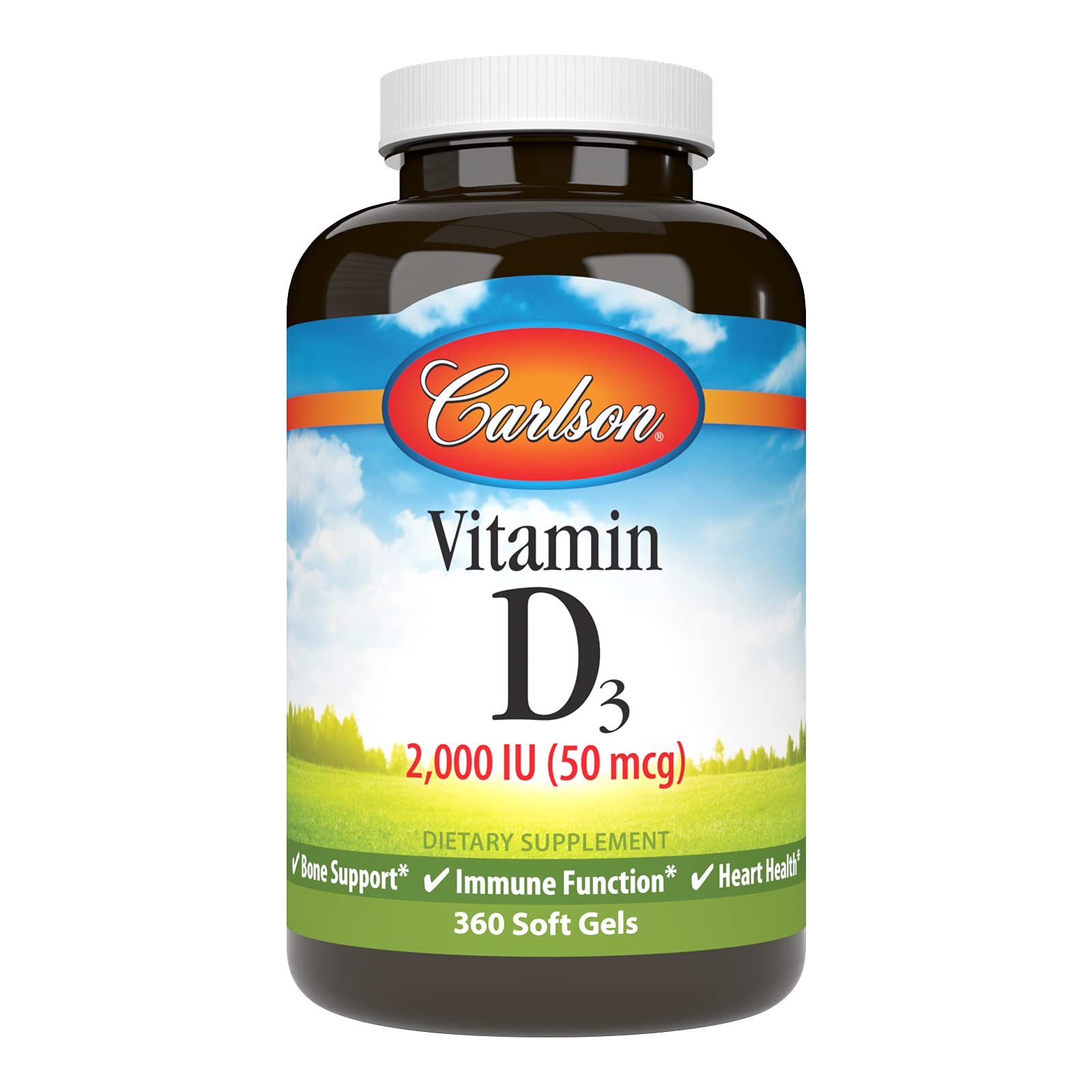 كبسولات carlson labs vitamin D3 