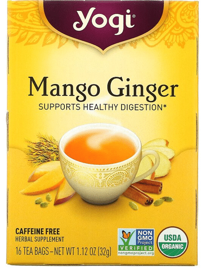 شاي المانجو والزنجبيل Yogi Tea