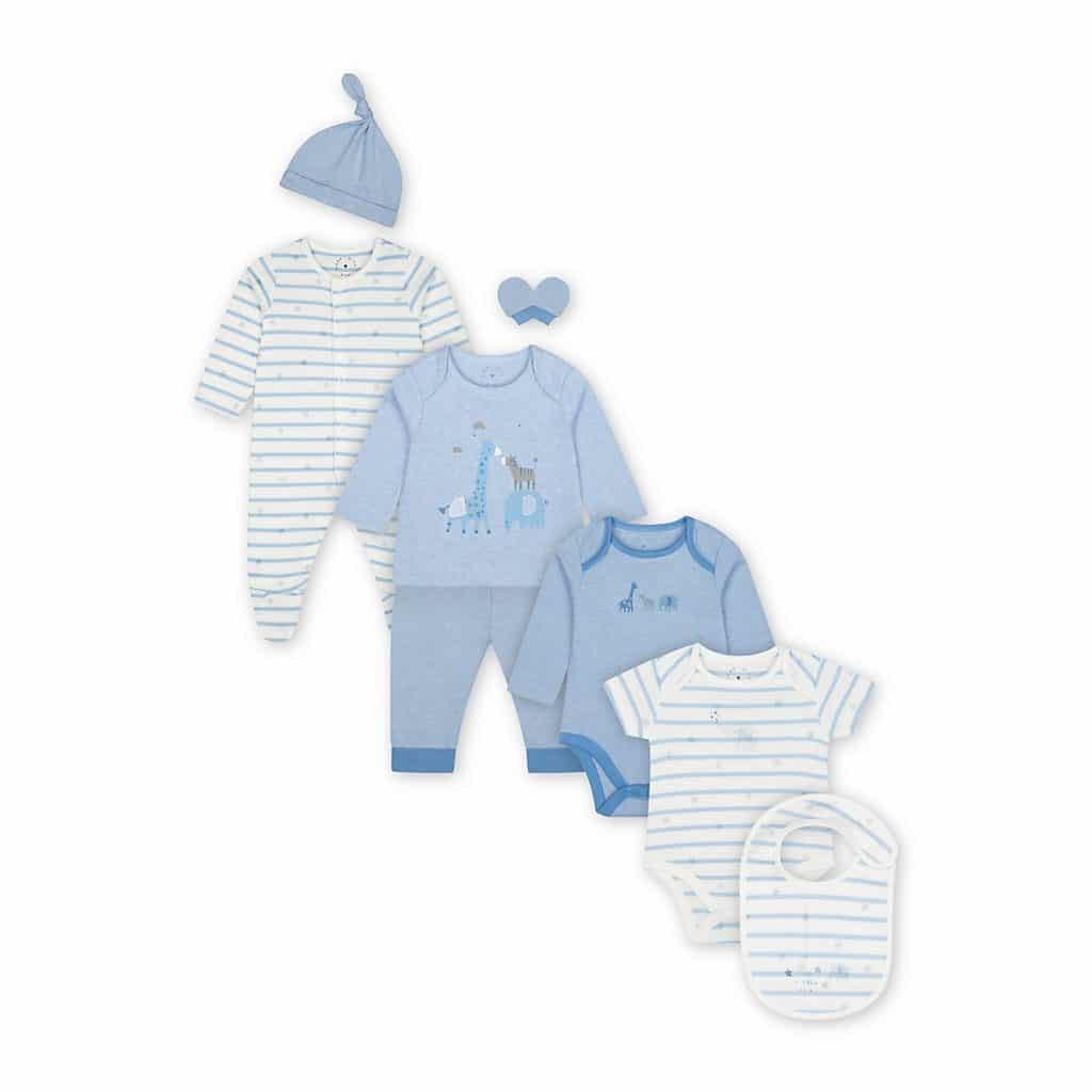 مجموعة ملابس للأطفال الرضع 6 قطع