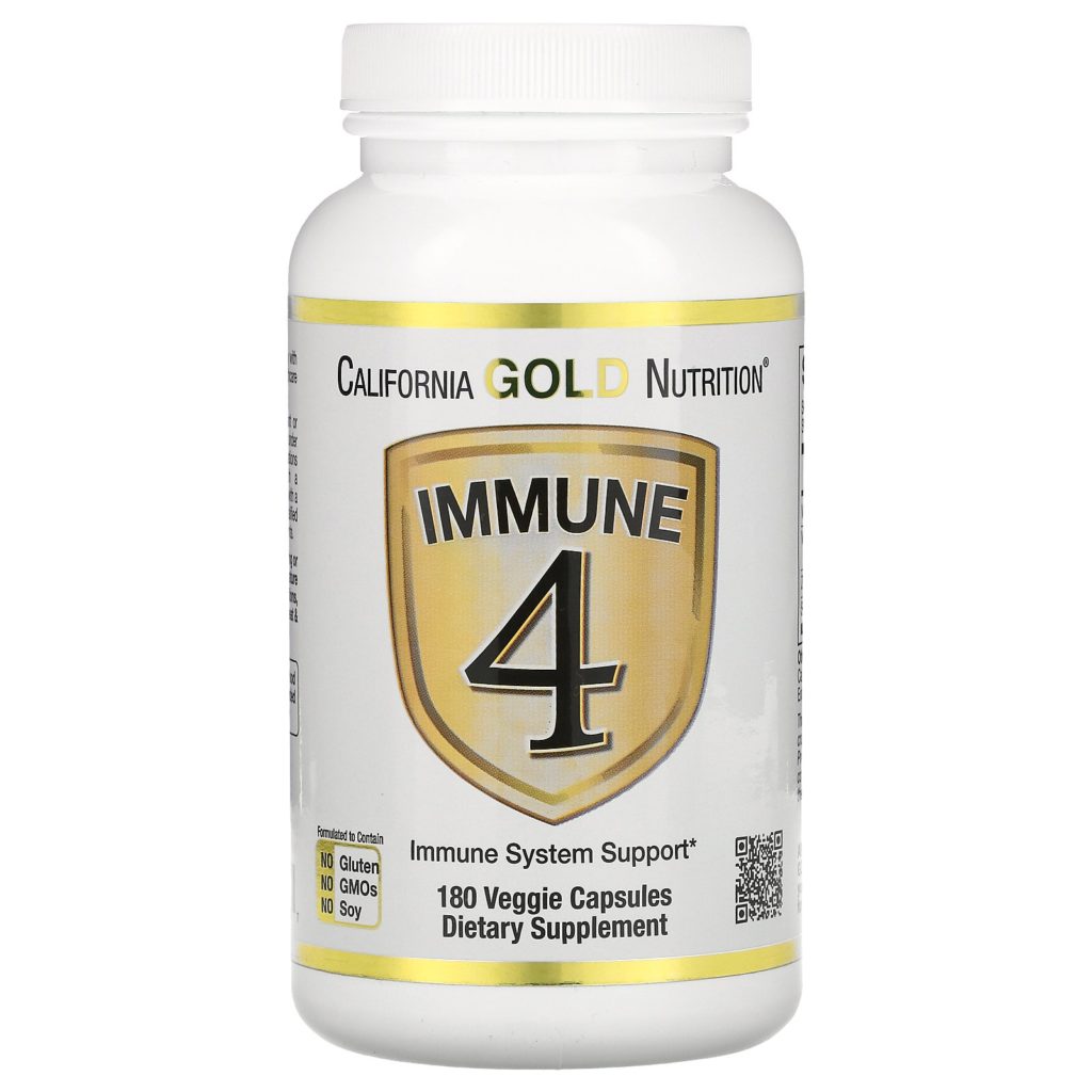 مكمل غذائي California Gold Nutrition, Immune4
