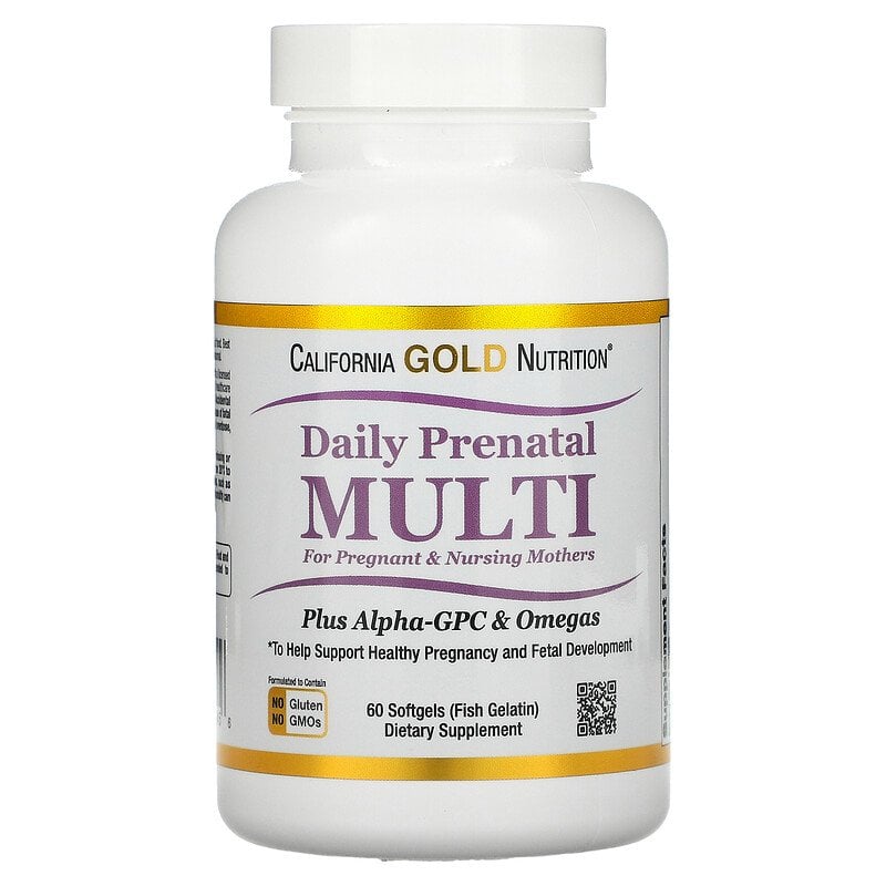 فيتامينات متعددة للأمهات الحوامل والمرضعات من California Gold Nutrition